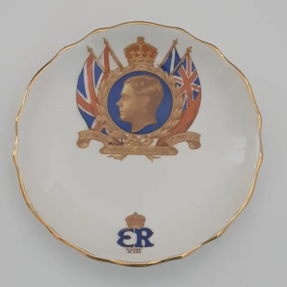 1937 H.M. King Edward VIII plate - Picture 6 of 8